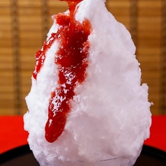 雪華のふわふわかき氷をスカイでもお楽しみ頂けます♪の写真