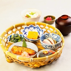 焼魚といただく花籠御膳