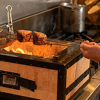 ライブ感あふれる調理風景が、目の前で楽しめます