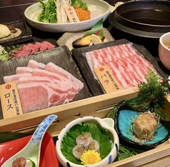 鹿児島黒豚しゃぶしゃぶ あじと 吉祥寺通り店のコース写真