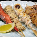 料理メニュー写真&nbsp;串焼き5本盛り合せ