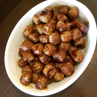 店主自慢の「スタミナ肉団子」！