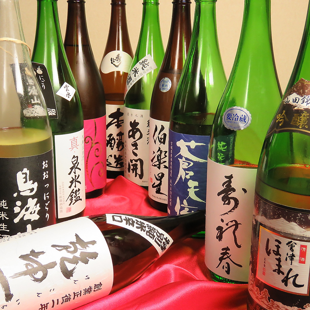限定4000円コースに宮城地酒10種や本格焼酎が飲めますよ!!