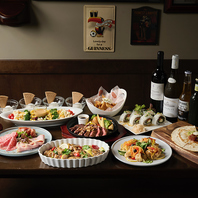 ビールは8種ほか豊富なお酒をご用意◎