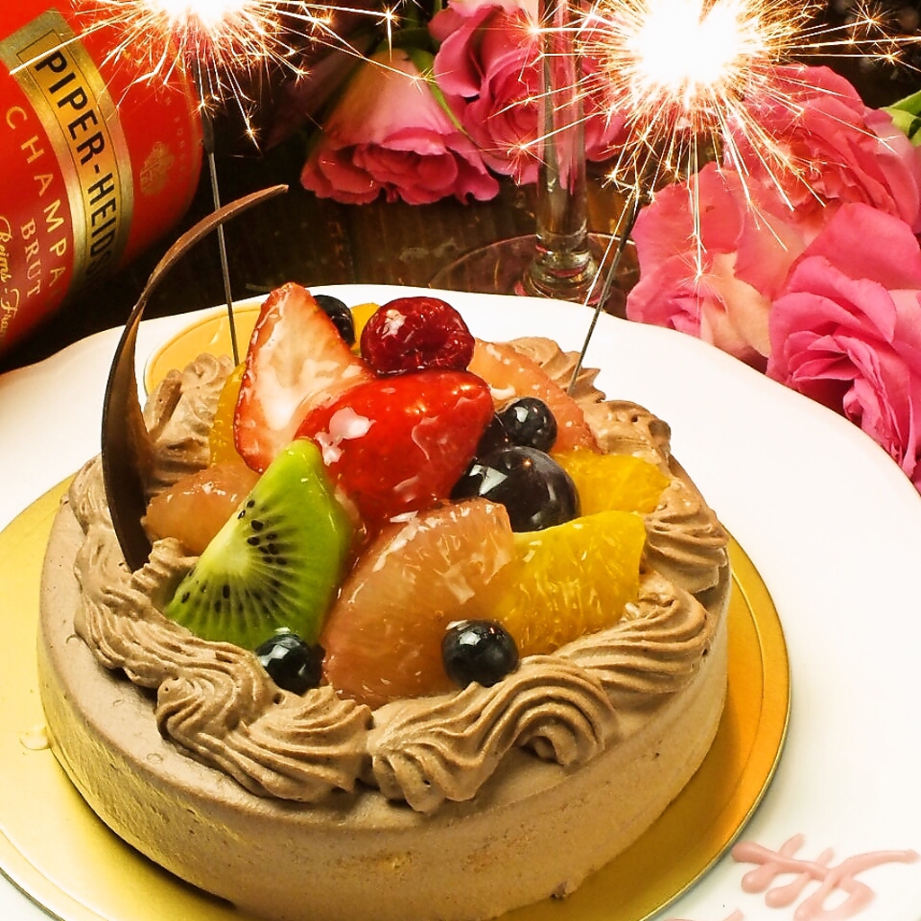 ケーキ付Birthdayプランは3500円！！