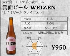 箕面ビール WEIZEN [ミノオビール ヴァイツェン]