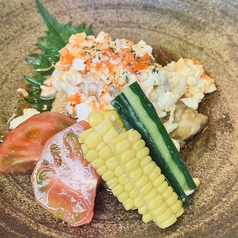 旬野菜と南蛮甘酢