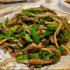 豚肉とピーマン細切り炒め