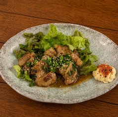 牛ホルモン味噌焼き