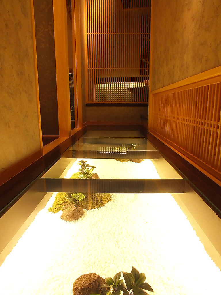 ◆奥に続く通路にはこんなこだわりも・・・