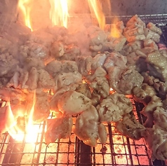 鶏のやわらか炭火焼き