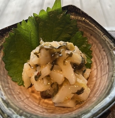 イカの明太高菜和え
