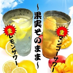 フレッシュなフルーツを使ったお酒も！