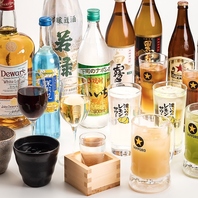 料理にピッタリのお酒も種類豊富にご用意しております♪