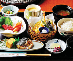 今日昼から和食膳
