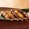 料理メニュー写真&nbsp;おまかせ串焼き盛り合わせ《塩/タレ》(5串)
