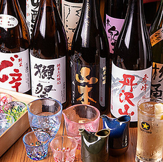 全国の地酒20種以上!飲み放題も充実