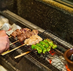 駅の商業施設ですが、炭火で焼き上げたこだわりの串