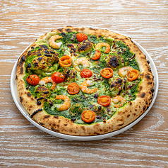 小海老とミニトマトのジェノベーゼ