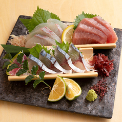 豊後ブランド鮮魚三種盛り合わせ