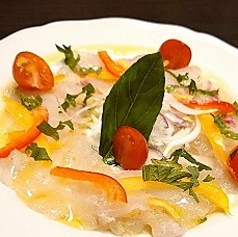 活締め鮮魚の和伊カルパッチョ（Sサイズ）