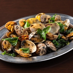 あさりのタイバジル炒め