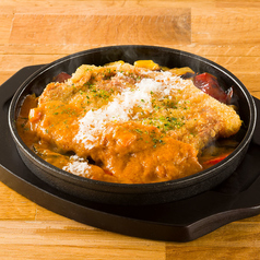 とんかつと鉄板焼き野菜 ビスクカレーソース