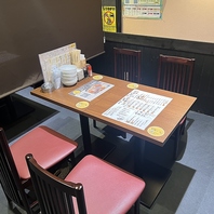 半個室席でプライベートな宴会を