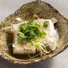 葱塩 冷奴