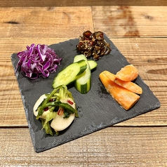 漬け物の盛り合わせ