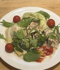 オリジナルソースの温野菜バーニャカウダ