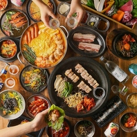 幅広い韓国料理×韓国酒で乾杯♪