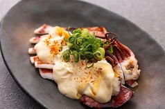 イカの一夜干し！特製おろしマヨソース