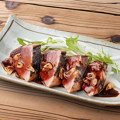 かつおレアガーリックステーキ