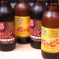 瓶ビールやホッピーなどもあります♪