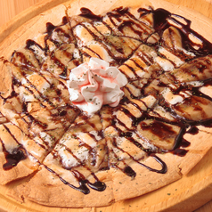メープルチーズpizza/マシュチョコバナナpizza