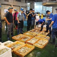 ◆市場から仕入れる鮮度抜群の海鮮♪