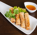 料理メニュー写真&nbsp;あみあみ揚げ春巻き (2本)