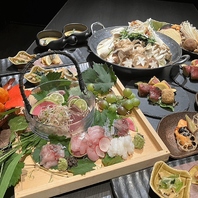 大好評の月替りの旬食材コース♪