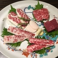 料理メニュー写真&nbsp;特上馬刺し盛合せ