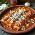 料理メニュー写真&nbsp;グリーン＆レッドトマトソースのチキントルティーヤ