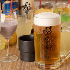 壱羽オリジナルジョッキでご提供！串×ビールは最高♪