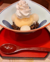 レンズ豆のぜんざい