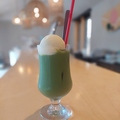 料理メニュー写真&nbsp;抹茶ミルクフロート