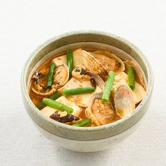 あさりと豆腐の玉子クッパ