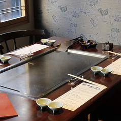 完全個室でゆっくりおくつろぎください。鉄板すべて完備！#熊本ステーキ #個室