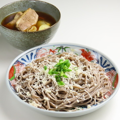 山わさびと削りチーズの鴨せいろ