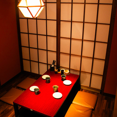 3名様～4名様までの掘りごたつ個室は予約必須です！