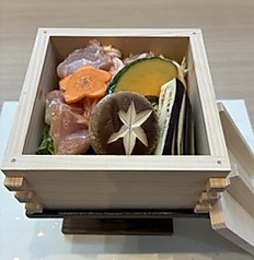 恵那鶏のせいろ蒸し