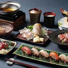 豆ふと鮨と和食 ひとひのコース写真